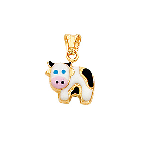 Colored Cow Charm