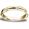 Benchmark 3mm 14K Yellow Gold Comfort Fit Diamond Eternity Ring thumb 0